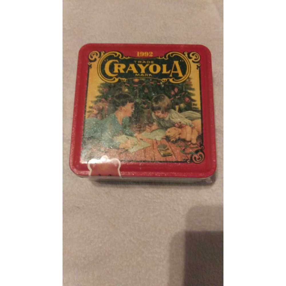 1992 Crayola Collectible Holiday Tin new